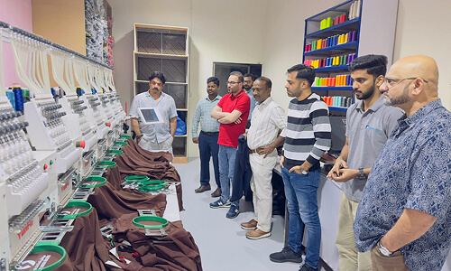 Client Visit at Our Uniform Department – Where Quality Meets Innovation