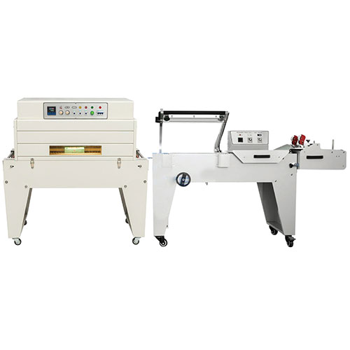 STS 450A Semi Auto L Type Sealer with STBS A4525 Shrink Tunnel