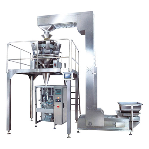 Vertical Fill and Seal Machine with Multi-Head Weigher for High-Speed Packaging