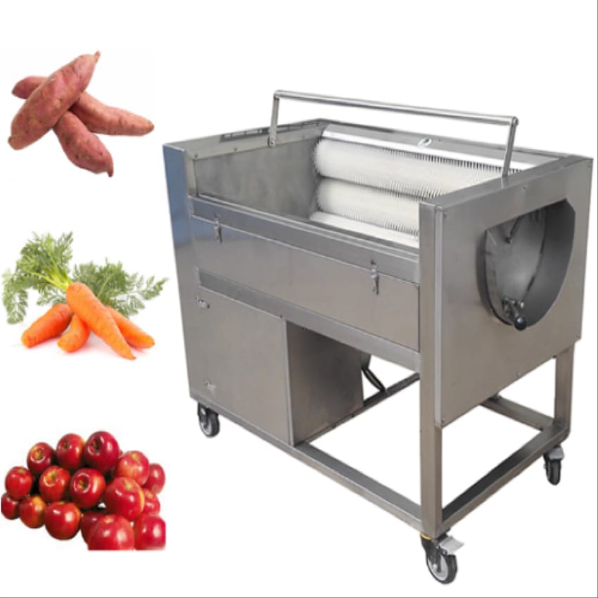 Commercial Vegetable Washing Machine for Food Processing & Fresh Produce Cleaning